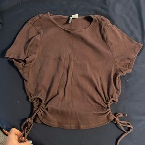 Cropped Brown Shirt